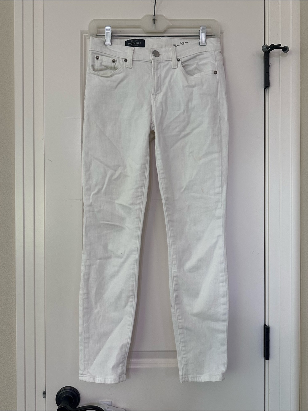 J. Crew White Skinny Jeans - Slim Fit